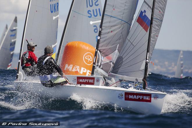 ISAF Sailing World Cup Palma 2013- Finn Class on Day 4  © Robert Deaves/Finn Class http://www.finnclass.org